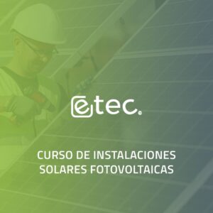 Curso de instalaciones solares fotovoltaicas